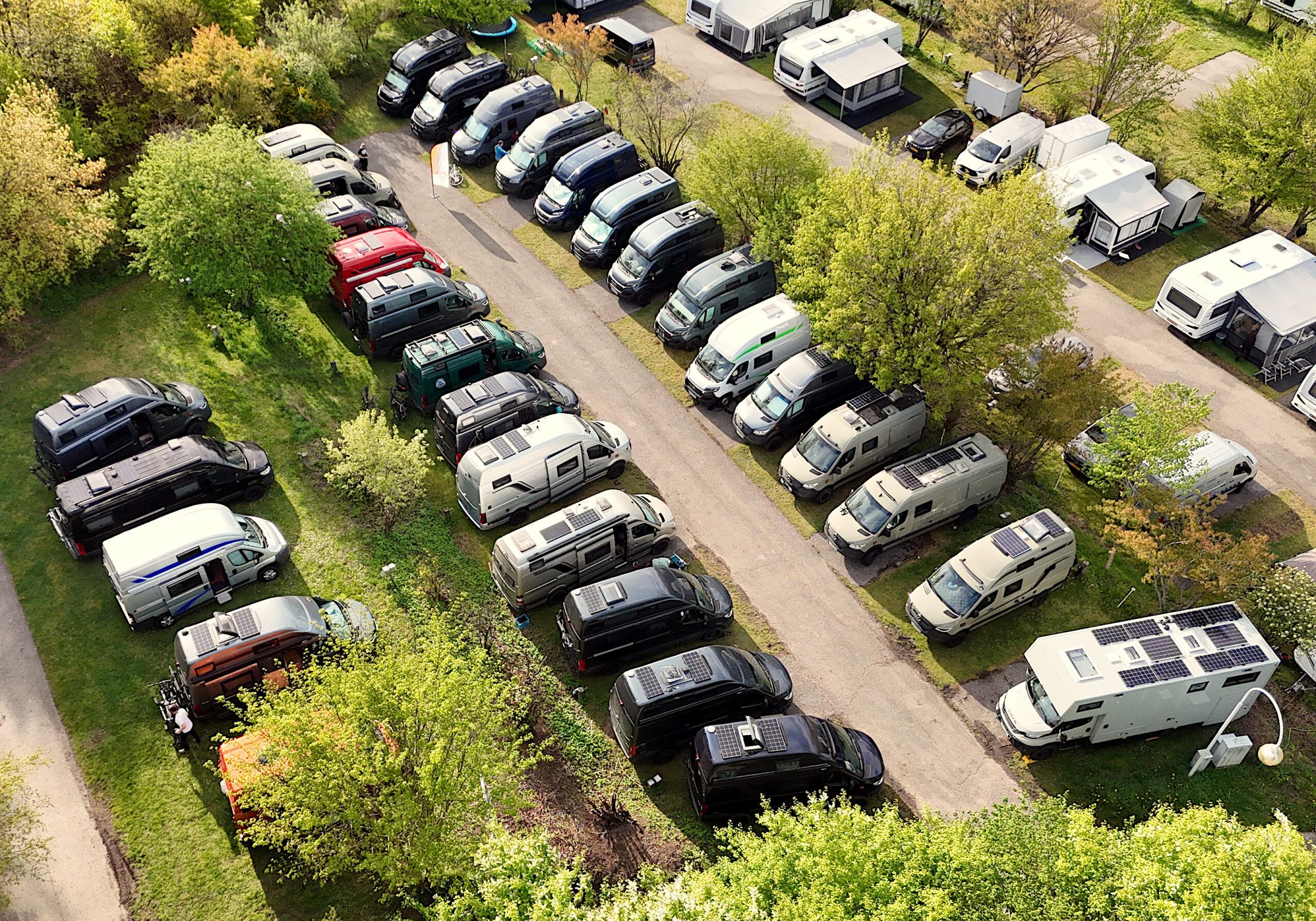 Bresler Mobile Treffen von Oben